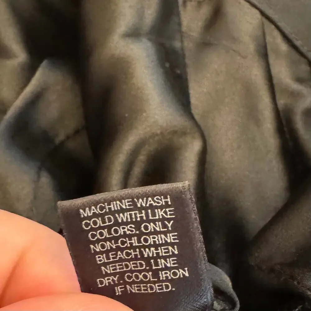 Express Design Studio Black Pleated Hem Dress 0 NWOT